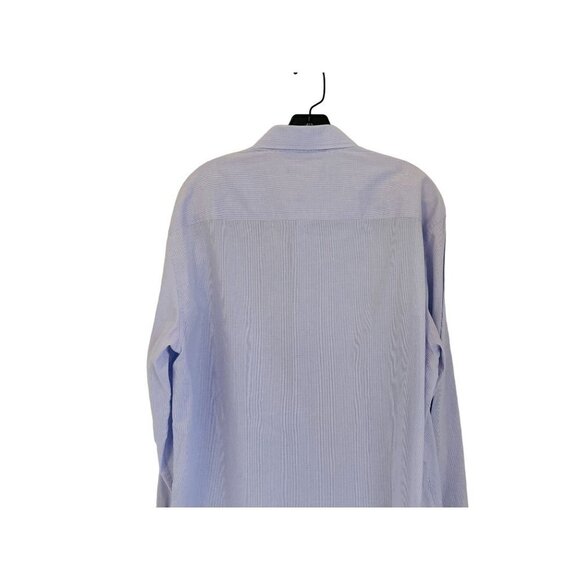 Me's John Varvatos Large Cotton Dress Shirt in Pale Lavender Purple - Picture 2 of 7